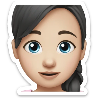 mom holding newborn baby girl with blue eyes and white skin baby dark hair white skin newborn little baby girl pink sticker