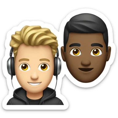 Caucasian Korey DJ with a DJ Mix sticker