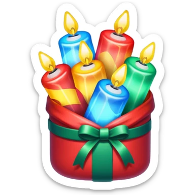 create "1637" with Christmas lights wrapping it sticker