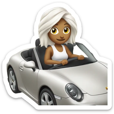 Animal growth with such vibes, in other words, charged with success, full of enlightenment and comprehended Zen, just look at it, and you realize that she is clearly driving her Porsche to Pilates in the middle of the working day sticker