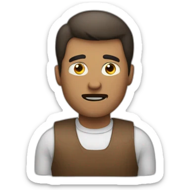 Man tell stop sticker