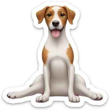 Doggy yoga  sticker