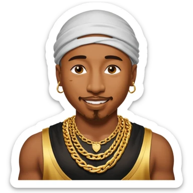 Tupac sticker