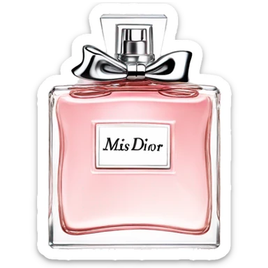 Miss dior perfume sticker