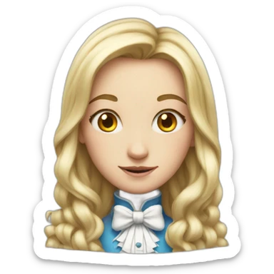 aliceinwonderland sticker