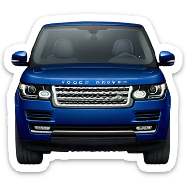 Dark blue Range Rover vogue autobiography  sticker