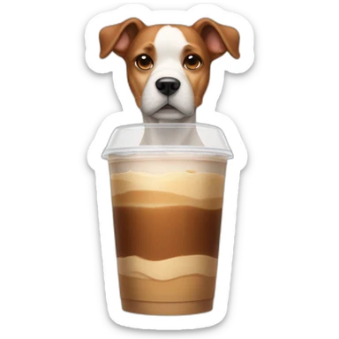 Gay Muscles / iced coffee / / dog  sticker