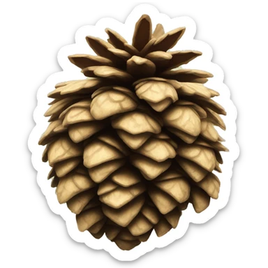 Pinecone sticker