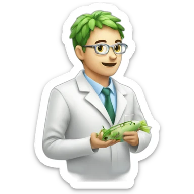 ecological laboratory for food sticker