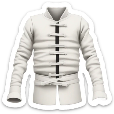 Straitjacket like in an asylum sticker