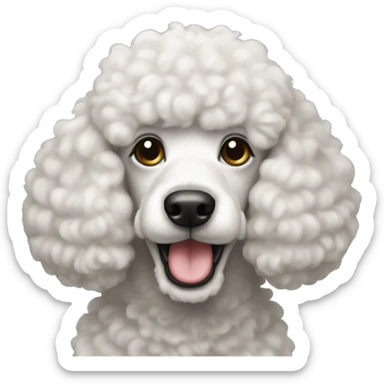 Poodles  sticker