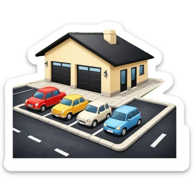 Parking area holiday home sticker