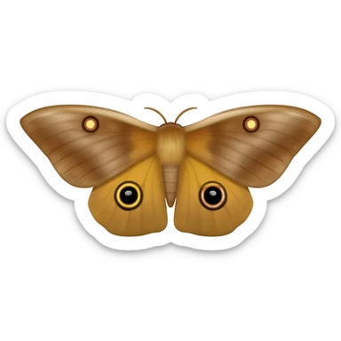 Moth sticker