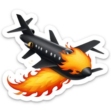 Jet abort mission sticker
