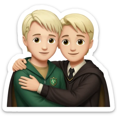 Draco Malfoy and Harry Potter as lovers sticker