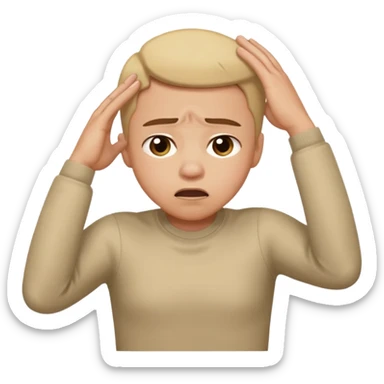 Someone trying to poke a butt but getting denied sticker