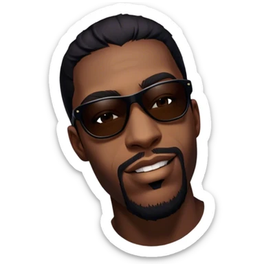 As Black Panther sticker