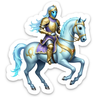 Spectral knight – Transparent, ghostly horse







 sticker