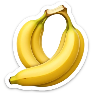 banana peel opened sticker
