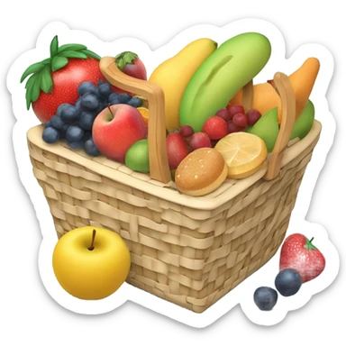 Picnic basket sticker