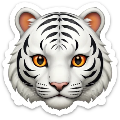 White Tiger, holding a sign SOON! sticker