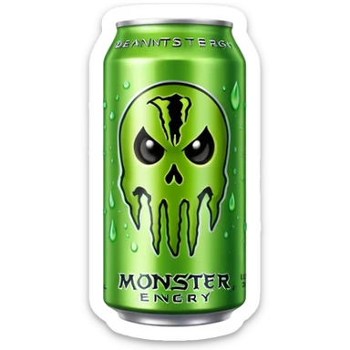 Monster energy drink sticker