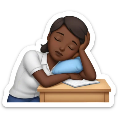 Teachers sleeping blackboard  sticker