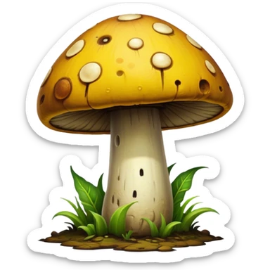 3D, cinematic ultra detailed 32k HD Doom srhoom in pvz 1, brought to life with stunning visual details, each lash, eye, and hair is shown in stunning detail, rich textures, visually rich, so lifelike that it feels like it could leap off the page at any moment sticker