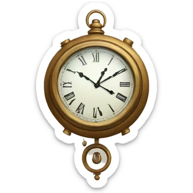 Clock sticker
