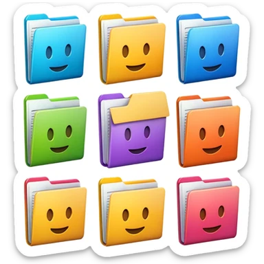 mac os mixed documents skeuomorphic sticker