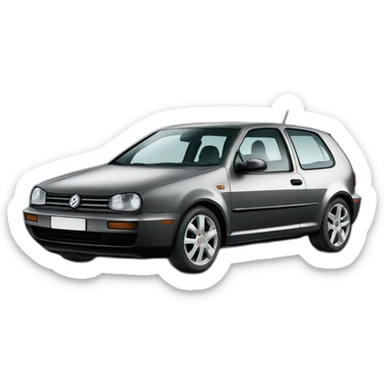 Black gri golf iv sticker