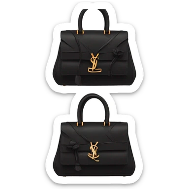 Little black ysl bag sticker