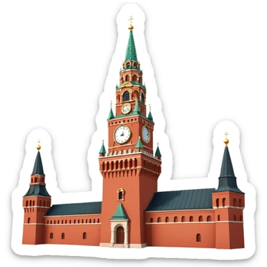 Spasskaya Tower sticker