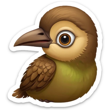 kiwi bird ai agent with calling sticker