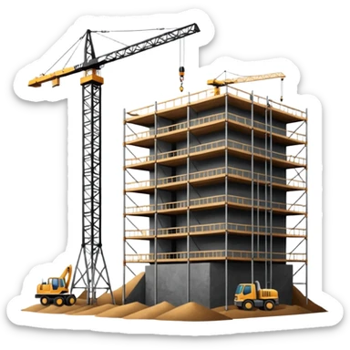 Construction site sticker
