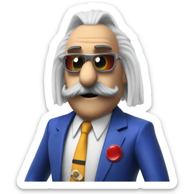 dr eggman sonic sticker