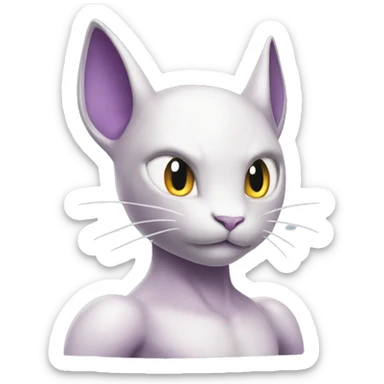 Mewtwo-shiny sticker