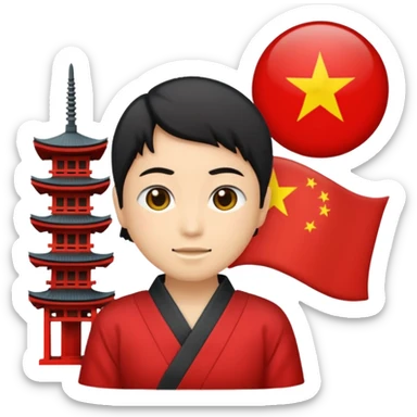 Japanese to Vietnamise translator sticker