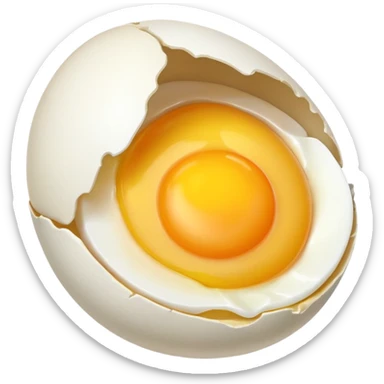 Pilled egg sticker
