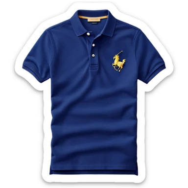 Ralph Lauren polo shirt with logo sticker