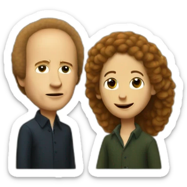 simon-and-garfunkel-with-gollira sticker