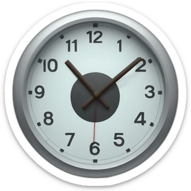 38-minute clock sticker