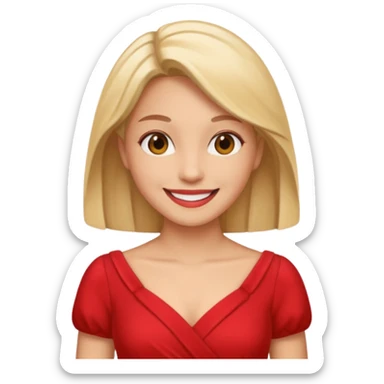 Holiday Photoshoots red style sticker