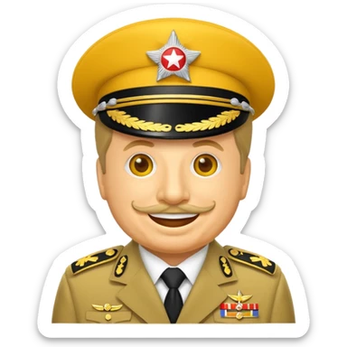 Pinochett as emoji sticker