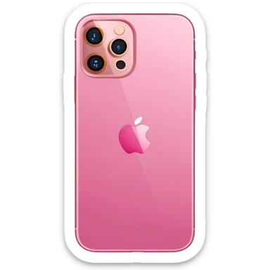 Pink iphone 12 pro max sticker