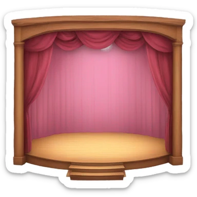 Mini stage sticker