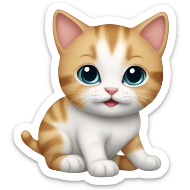 Baby cat sticker
