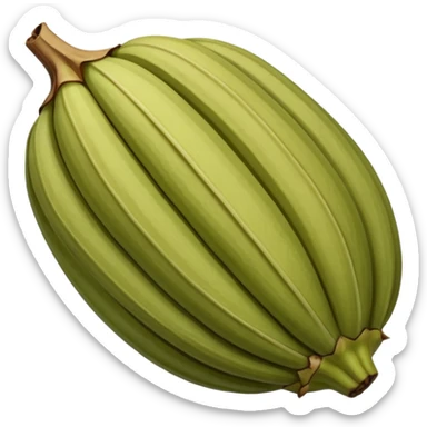 Cardamom original hyperrealistic  show no  zero lines on it sticker