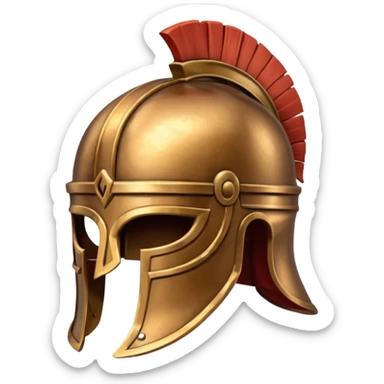 Roman Gladiator helmet sticker