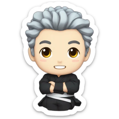 Personnage chibi tanjiro kamado sticker